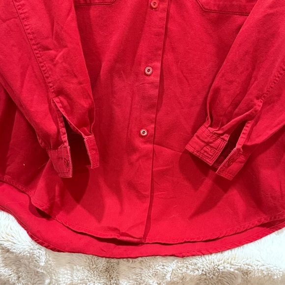 New York Jeans Cotton Corduroy Button Down Shirt Small - Picture 3 of 4